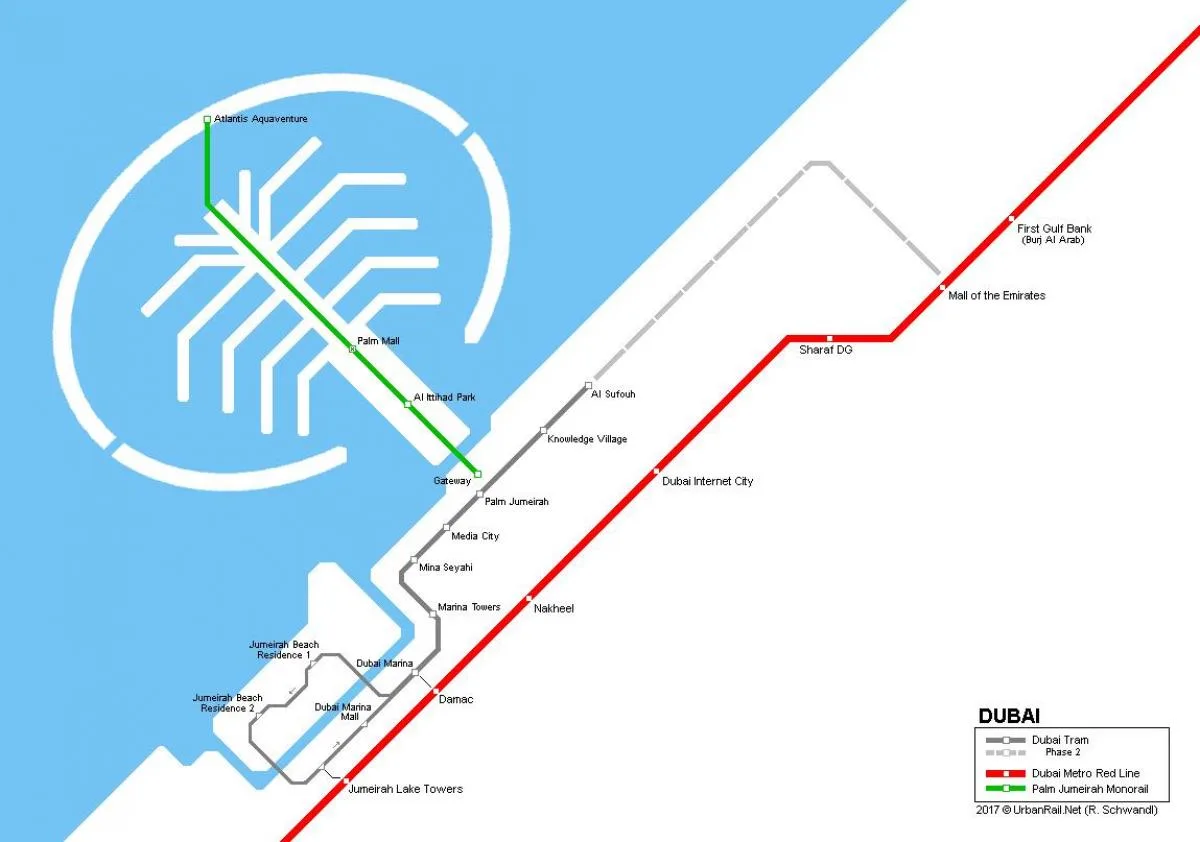 The Palm Jumeirah Monorail