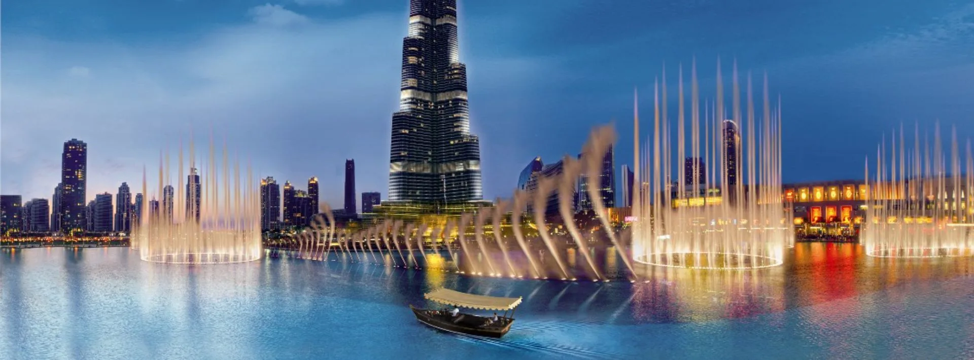 Dubai Fountain Lake Ride